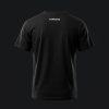 TOPEDGE Worldwide Graphic Tee - black graphic tee, back view